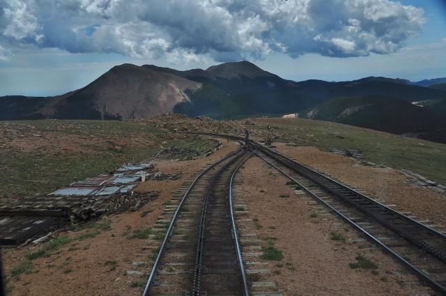 The cog railway ride to the top of Pikes Peak